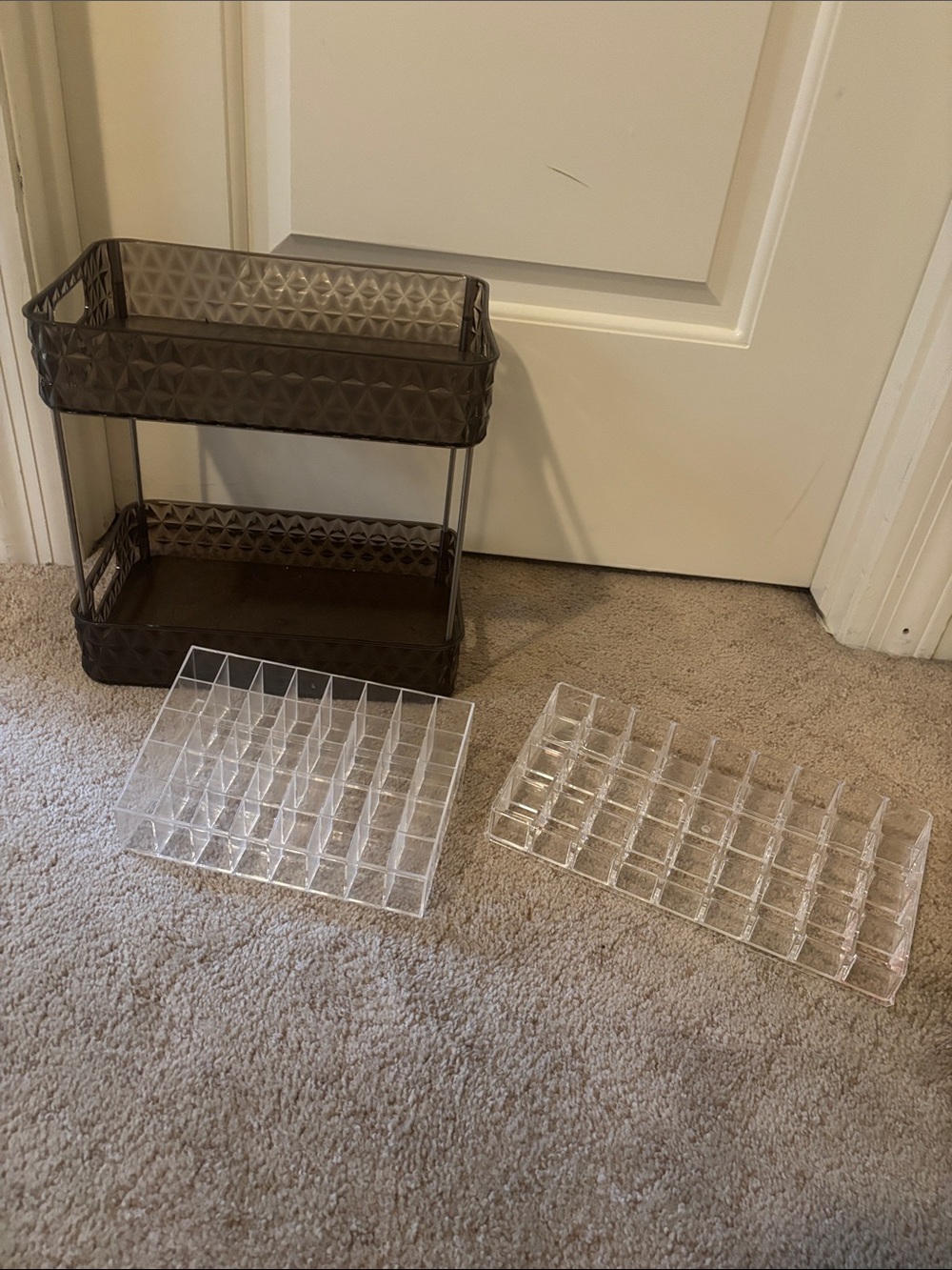 Cosmetic storage set of 3